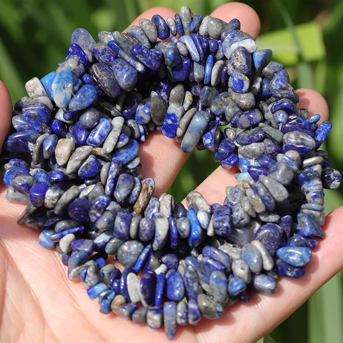 400pcs Natural Chip Stone Beads - Image 6