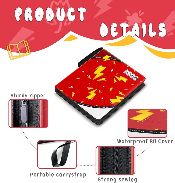 Trading Card Binder 9 Pocket, Card Binder 900 Pockets, Card Book Holder Cards - Image 3