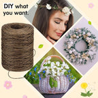 Syhood 673 Feet Floral Vine Bind Wire Rustic Wrapping Wire - Image 5