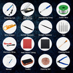 Soldering Iron Kit, 80W 110V Upgraded Digital Electric Solder Irons, - Image 5
