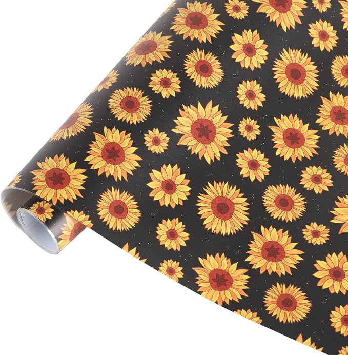 Tintnut Sunflower Permanent Vinyl Roll 12" x5ft Permanent Adhesive Vinyl | by Tintnut