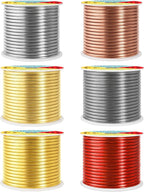 Mandala Crafts 10 GA Gray Copper Red Assorted Anodized Aluminum Craft Wire | - Image 2