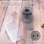700 Pcs Tiny Number PET Stickers, 4 mm Black Digits 0-9 | 5 sheets of pre-cut - Image 4