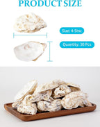 30Pcs Oyster Shells for Crafts， 4"-5" Large Oyster Shell for Crafts，Oyster - Image 5