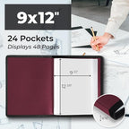 Dunwell Art Portfolio 9x12 Folder, Portfolio Binder - Image 2