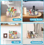 Acrylic Pen Holder with 2 Adhesive DIY Stickers, Desk Organizer Marker Holder - Image 7
