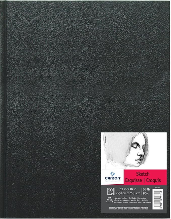 Canson Artist Series Sketchbook, Hardbound Journal, 11x14 inches, 184 Pages by Unknown