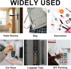 Yoption 50pcs Blank Motel Keychain Bulk - Image 5