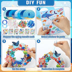 Hollowfly 48 Sets Summer Ocean Wreath Craft Kits DIY Under The Sea Wreath - Image 3