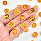 100 Pieces Tiny Pizza for Dollhouse Miniatures Resin Food for Crafts Mini Pizza - Image 2