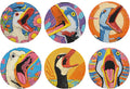 EWJRNSF 6 PCS Diamond Art Coasters Kits, Small Diamond Painting Coasters by EWJRNSFDiamondPainting