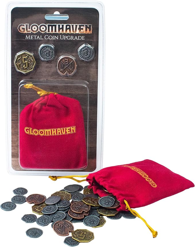 Cephalofair Games: Gloomhaven: Metal Coin Upgrade by Unknown