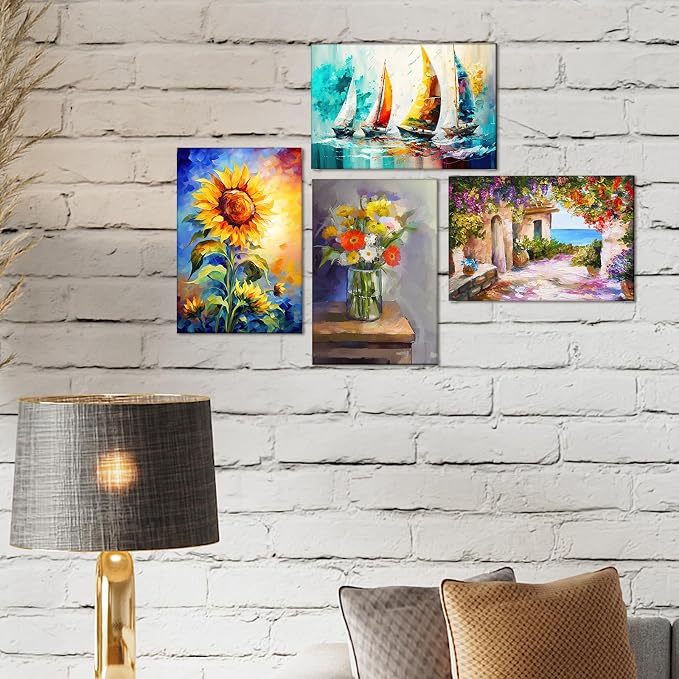 Moinchore 100 Pcs 4 x 6 Inch Mini Painting Canvas Panels Bulk Tiny Art Canvases - Image 5