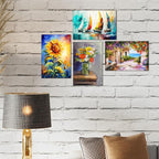 Moinchore 100 Pcs 4 x 6 Inch Mini Painting Canvas Panels Bulk Tiny Art Canvases - Image 5