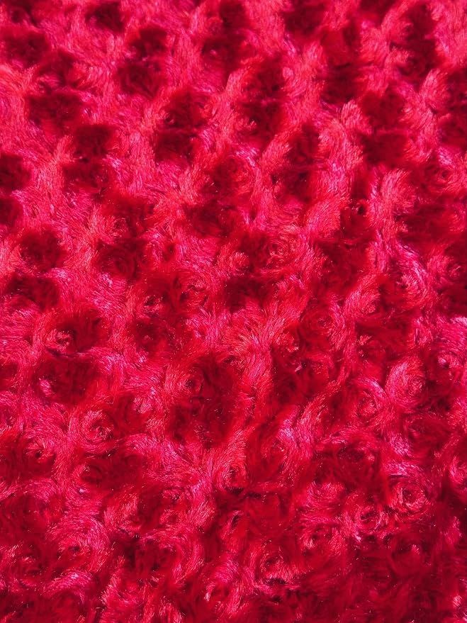 Sedona Designz Rose Faux Fur Fabric by SedonaDesignz