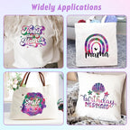 Tintnut Purple Splash Heat Transfer Vinyl, stretch washable, works - Image 5