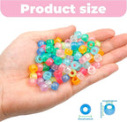 1000Pcs Glow in The Dark Pony Beads 9mm Plastic Kandi Beads Bulk - Image 4