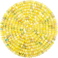 200Pcs Large Hole Beads Spacer Beads Yellow Assorted European Craft Big Beads by BRACELETMAKINGKIT