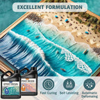 IGaiety Epoxy Resin, 64 OZ Epoxy Resin Kit, Fast Curing Clear Casting and - Image 2