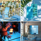 12x12 Inches Light Blue Mirror Acrylic Sheet – 2 Pcs Reflective Acrylic Panel - Image 4