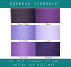 BlesSew Sewing Thread in Purple Color Tones – 6 Spools of Polyester Thread - Image 4