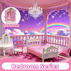 52 Pcs Dollhouse Furniture, Doll House Accessories and Furniture, Living Room - Image 6