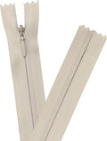 YAKA 20pcs Beige Nylon Invisible Zippers Tailor Sewing Tools Garment by YAKA