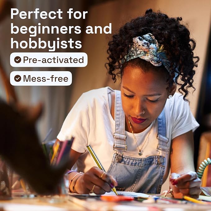 ARTISTRO 5 Gold Paint Pen for Rock, Painting - Image 5