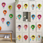 60PCS VBS 2026 Light Bulb Theme Cutouts Colorful Light Bulb Bulletin Board - Image 6