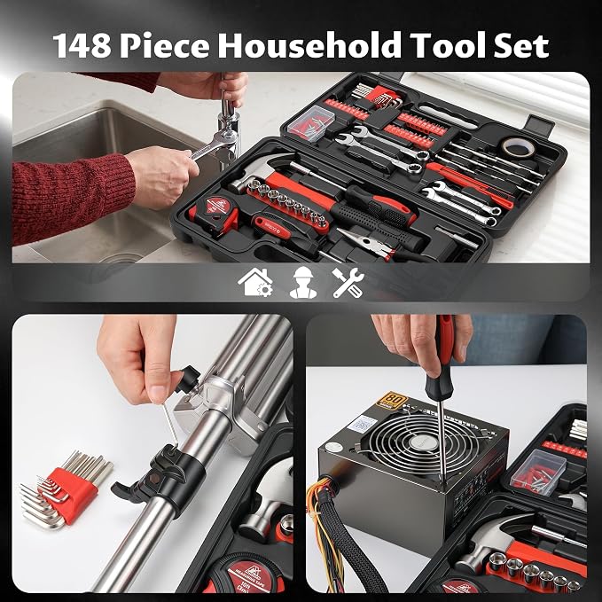 Anfrere 148-Piece Home Tool Set - Image 4