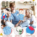 6 Pcs Family Style Hand Puppets Soft Plush Puppet Family Members Cute Hand Toys - Image 3