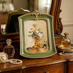 Vintage Picture Frame 4x6 Antique Ornate Photo Frame Tabletop and Wall Hanging - Image 3