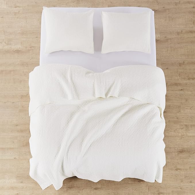 Levtex Home Cross Stitch Reversible King Bedspread Set - Image 7