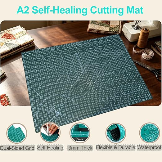 16.5" x 16.5" Square Slotted Quilting Ruler - Image 6
