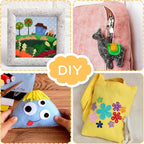 12" x 12" Squares Felt Sheets Fabric, 1mm Thick Halloween Christmas Fabric Fall - Image 5
