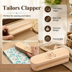 Fteven Tailors Clapper for Quilting, 2Size Wooden Professional Hardwood Clapper - Image 3