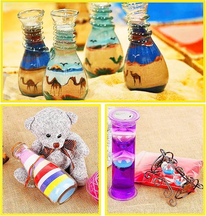 Guuozzli 36 PCS Art Sand Kit, DIY Scenic Sand Painting & Wedding Decoration - Image 6