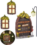 Miniature Fairy Garden Accessories Fairy Door and Windows by Jauay