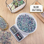 3 Lb Fluorite Crystal Chips Aquarium Fish Tank Gravel, Tumbled Crushed Stone - Image 9