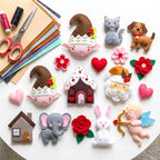 Tegeme 100 Pcs 8 x 12 Inches Felt Fabric Sheet - Image 6