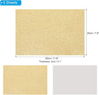 PATIKIL Light Gold Shiny EVA Glitter Foam Sheet 11.8 x 7.9 Inch 2mm Thick - Image 2