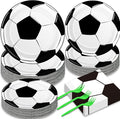 50 Guests Soccer Plates and Napkins Party Supplies Soccer Birthday Party by Qyeahkj