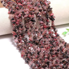 200 Pcs Crystal Chip Beads for Jewelry Making 5-8mm Rhodonite | Natural Chip by DQJRJTJewelryMakingCraftsSupplies