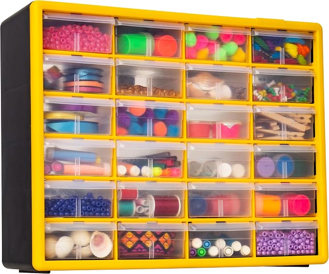 Akro-Mils 24-Drawer Plastic Drawer Storage Cabinet - Image 10