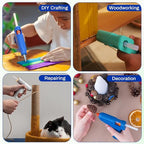 200 Pack Mini Hot Glue Sticks, 0.27" Diameter x 4" Length, All Temperature - Image 7