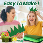 Peryiter 150 Pcs Back to School Green Felt Fabric Sheets Bulk - Image 3