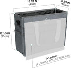JJRING Craft Organizer Tote Bag, Large Art Storage Caddy - Image 2