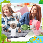 RoundFunny 4 Pcs Hand Puppet Animal - Image 5