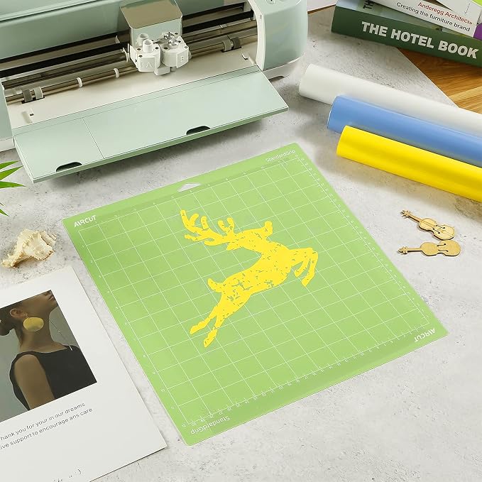 AIRCUT Cutting Mat for Cricut Maker and Explore Series, Light Sticky Grip - Image 4