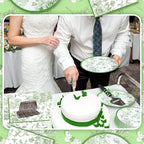 Zhehao 120 Pcs Disposable Paper Plates and Napkins Bulk Birthday Party - Image 6